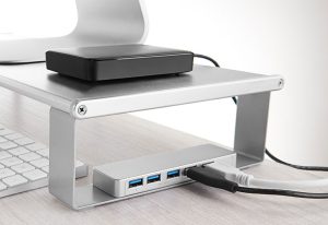 monitor stand available at Sharper Image