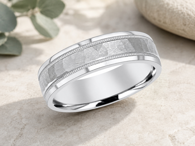 designed men's wedding band