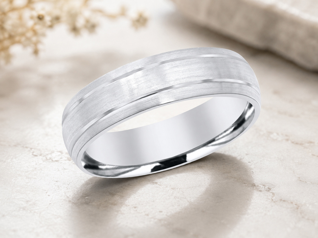 designed men's wedding band