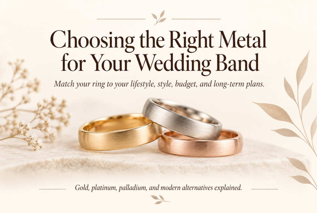 choosing the right metal for your wedding band