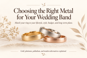 choosing the right metal for your wedding band