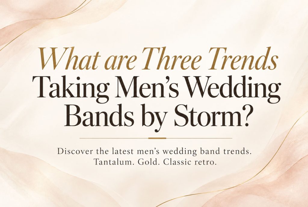 trends in men's wedding bands